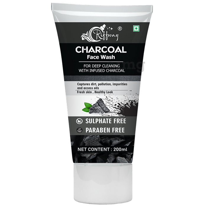 Riffway Charcoal Tube Face Wash
