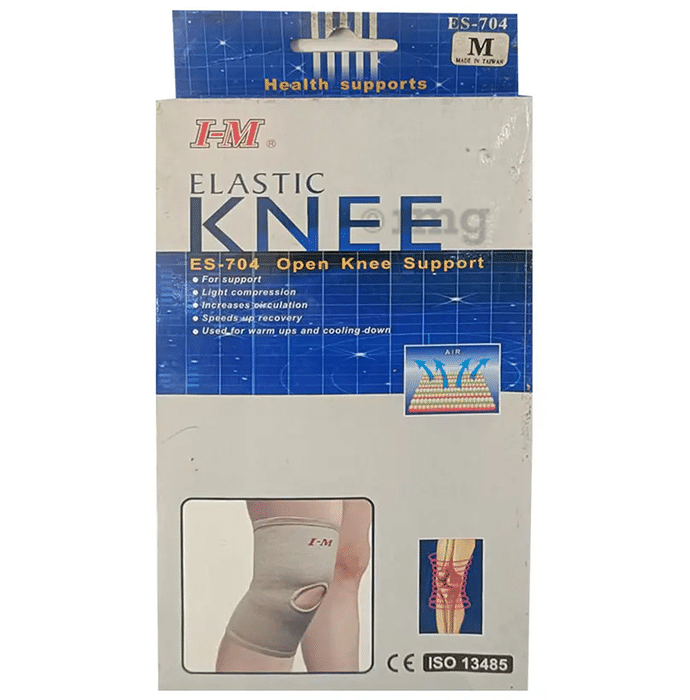 Health Point ES-704 Elastic Knee Open Pattela Large