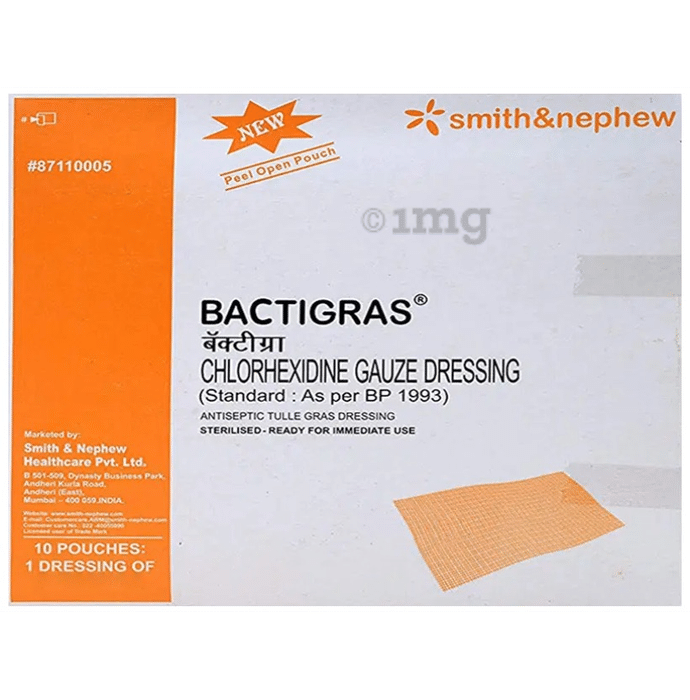 Bactigras Dressing Bandage 10cm x 30cm