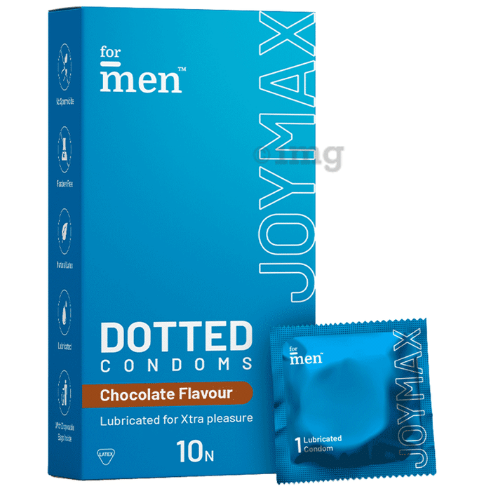 ForMen Dotted & Lubricated Condoms for Men Chocolate