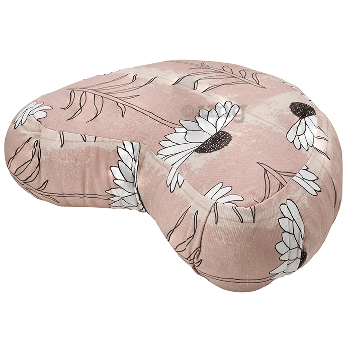 Sarveda Crescent Zafu Meditation and Yoga Cushion Texture