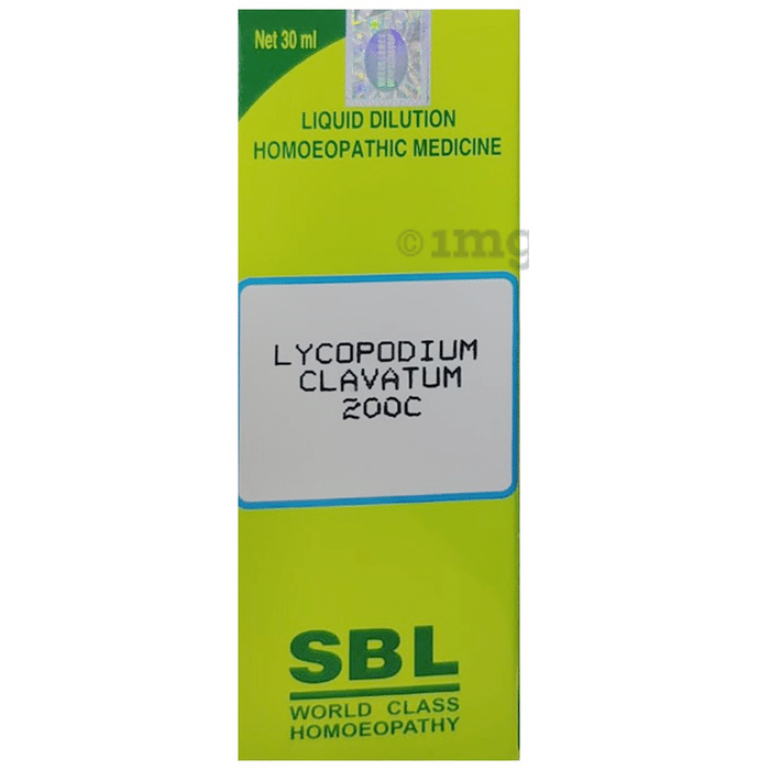 Sbl Lycopodium Clavatum Dilution 200 Ch Buy Bottle Of 300 Ml Dilution At Best Price In India 1mg 