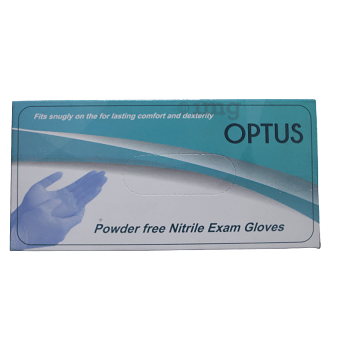 Optus Powder Free Nitrile Exam Glove Medium