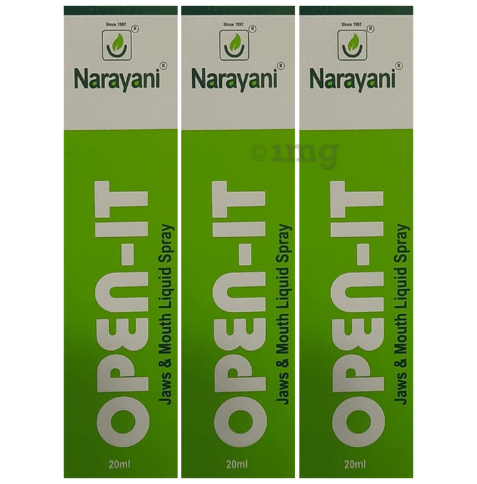 Narayani Open-IT Jaws And Mouth Liquid Spray (20 ml Each)