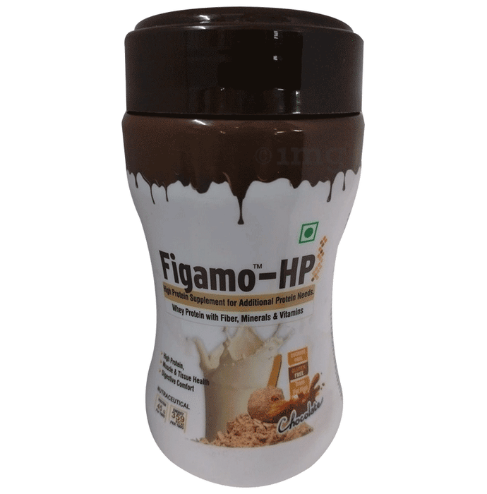 Figamo-HP with Protein for Gastro-Intestinal Support | Lactose & Gluten Free | Flavour Chocolate Powder