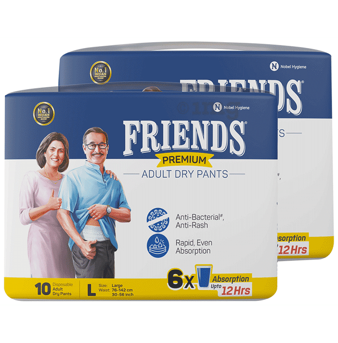 Friends FAD Premium Adult Dry Pants (10 Each) Large