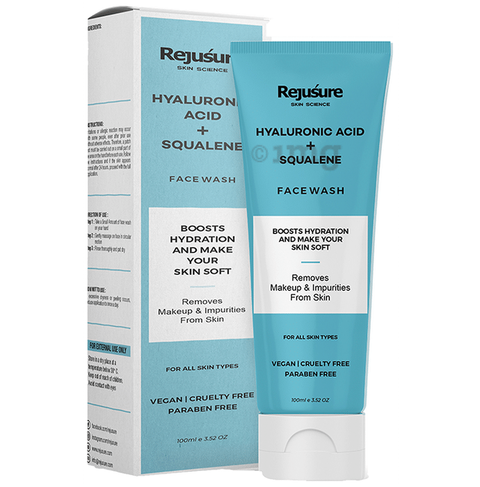 Rejusure Hyaluronic Acid + Squalene Face Wash