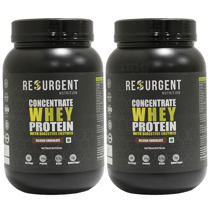 Resurgent Nutrition Whey Protein Concentrate (1kg Each) Belgian Chocolate