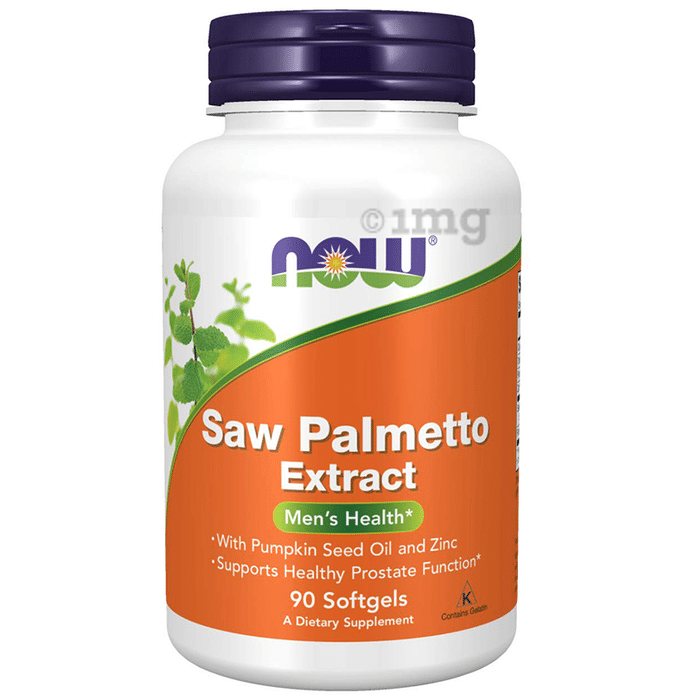 Now Foods Saw Palmetto Extract Soft Gelatin Capsule