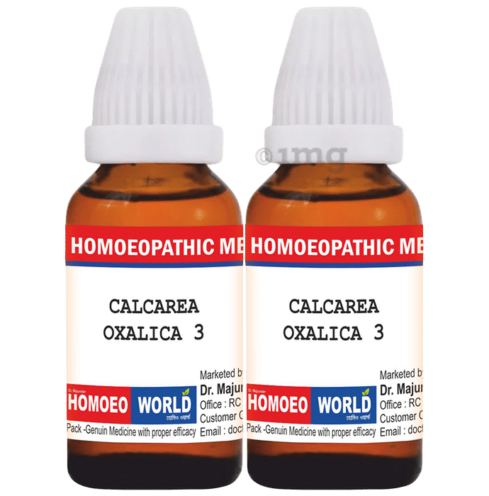 Dr. Majumder Homeo World Calcarea Oxalica Dilution (30ml Each) 3 CH