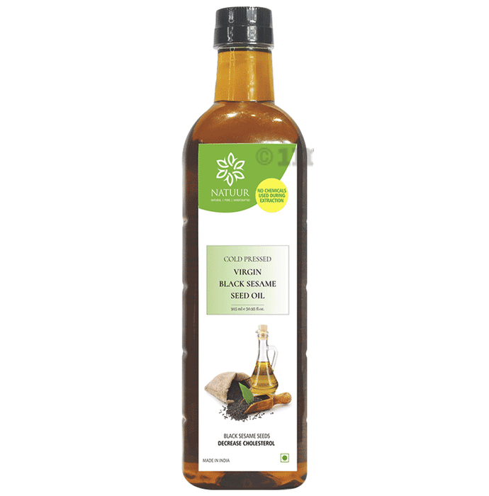Natuur Cold Pressed Black Sesame seeds Oil Buy bottle of 915.0 ml Oil at best price in India 1mg