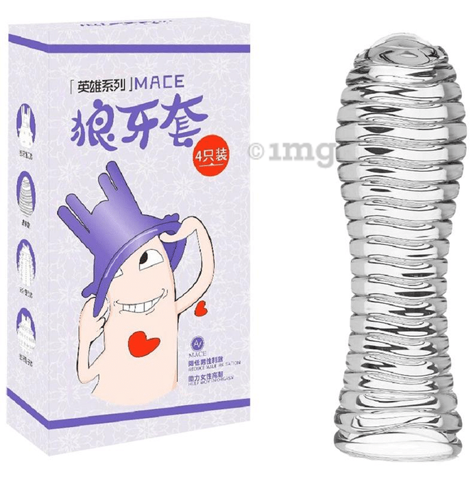 Labrador India New Sweet Heart Dotted Crystal Condom