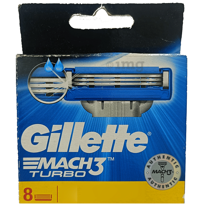 Gillette Mach 3 Shaving Razor Blades Turbo