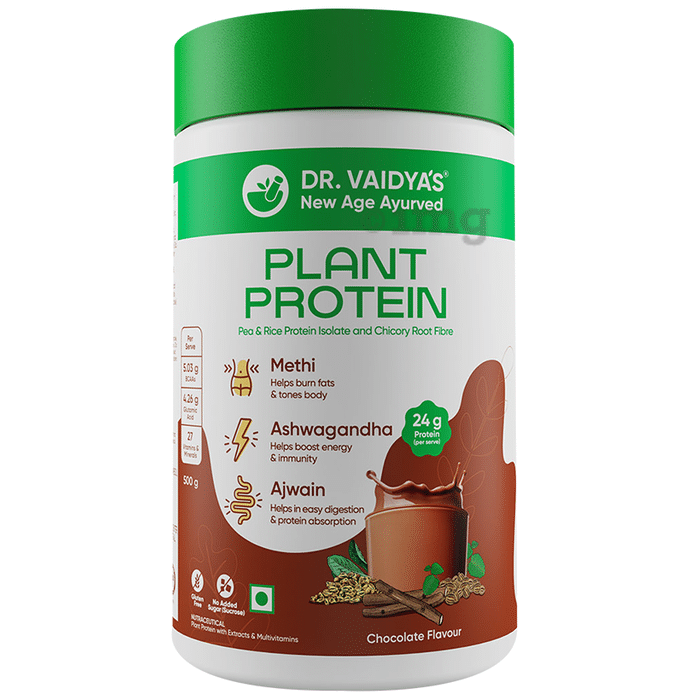 Dr. Vaidya's Plant Protein Powder Chocolate