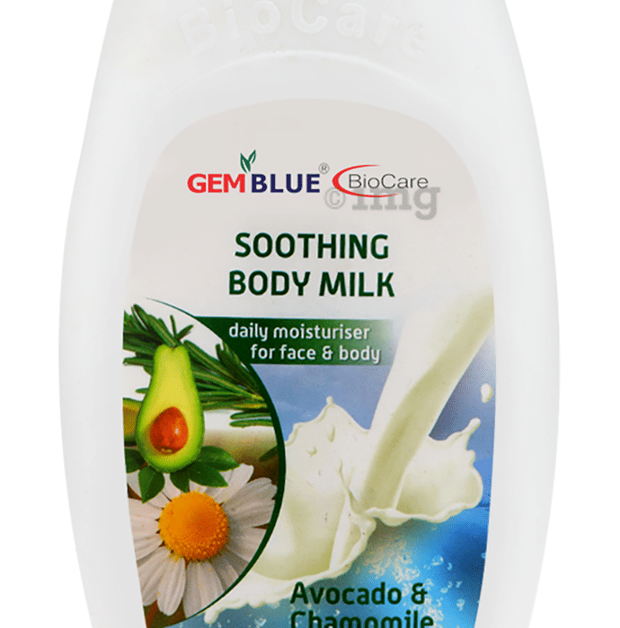 Gemblue Biocare Soothing Avocoado & Chamomile Body Milk