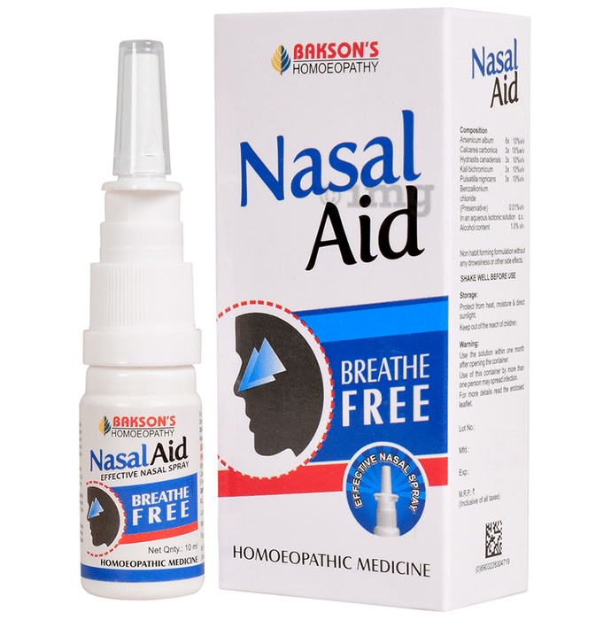 Bakson's Homeopathy Nasal Aid Spray