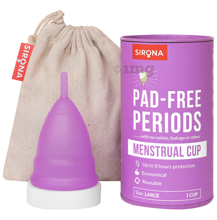 Sirona Reusable Menstrual Cup for Women | Size Large