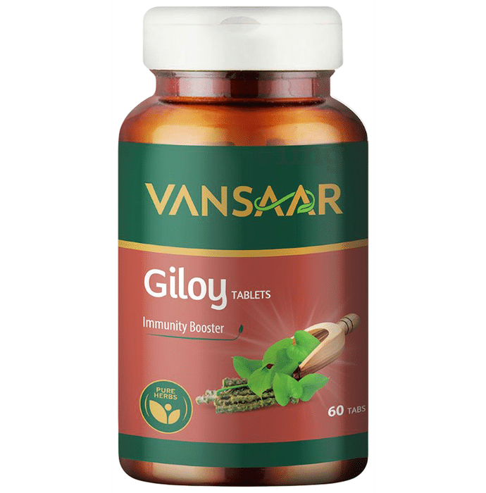 Vansaar Giloy Tablets | Supports Immune Health& Good for Digestion