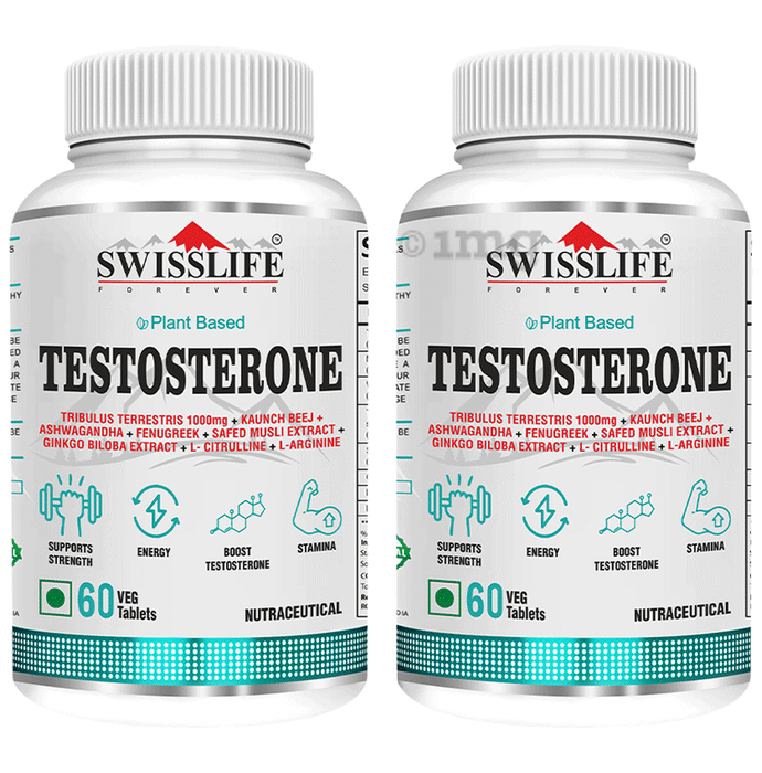 SWISSLIFE FOREVER Testosterone Veg Tablet (60 Each)