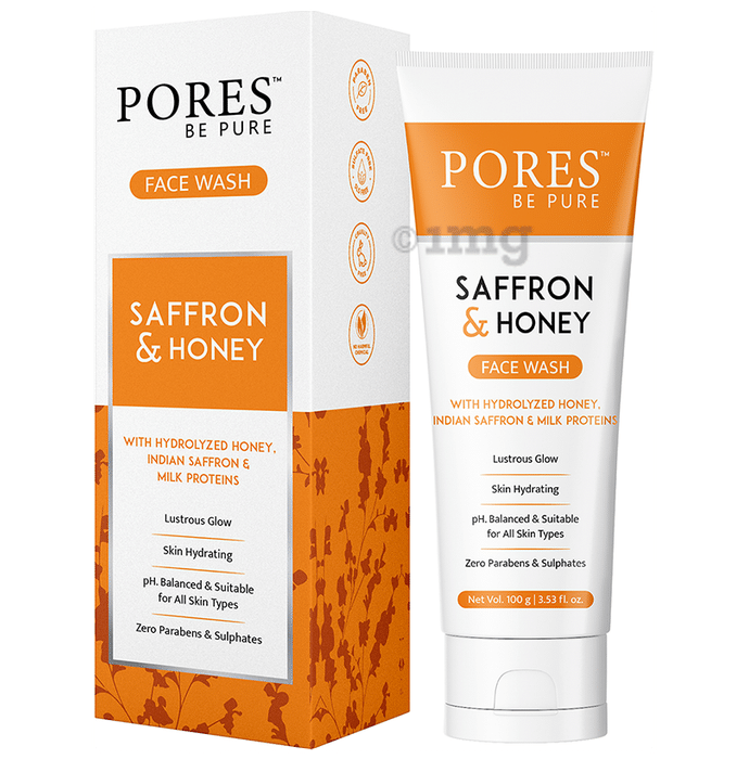 Pores Be Pure Saffron & Honey Face Wash