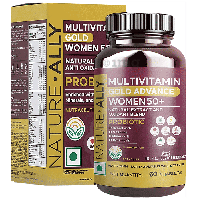 Nature Ally Multivitamin Gold Advance Women 50+ Tablet Buy bottle of