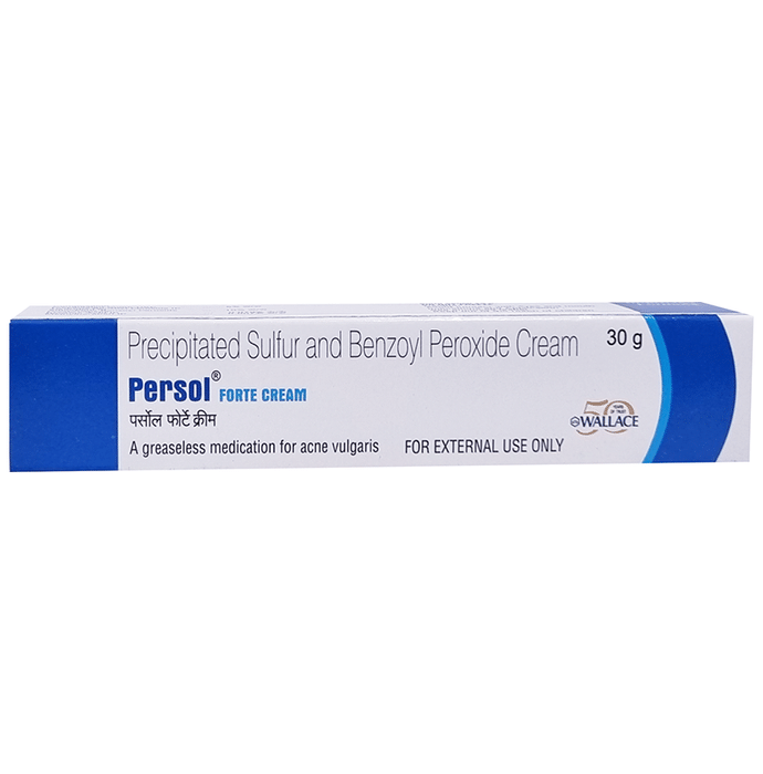 Persol Forte Cream | Greaseless Medication for Acne Vulgaris