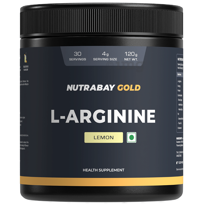 Nutrabay Gold L-Arginine Powder Lemon