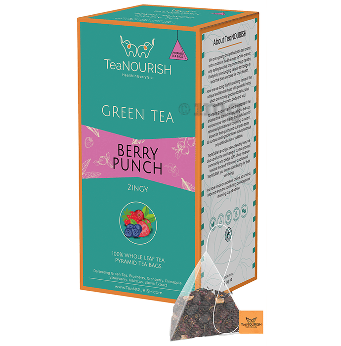 TeaNourish Green Tea Bag Berry