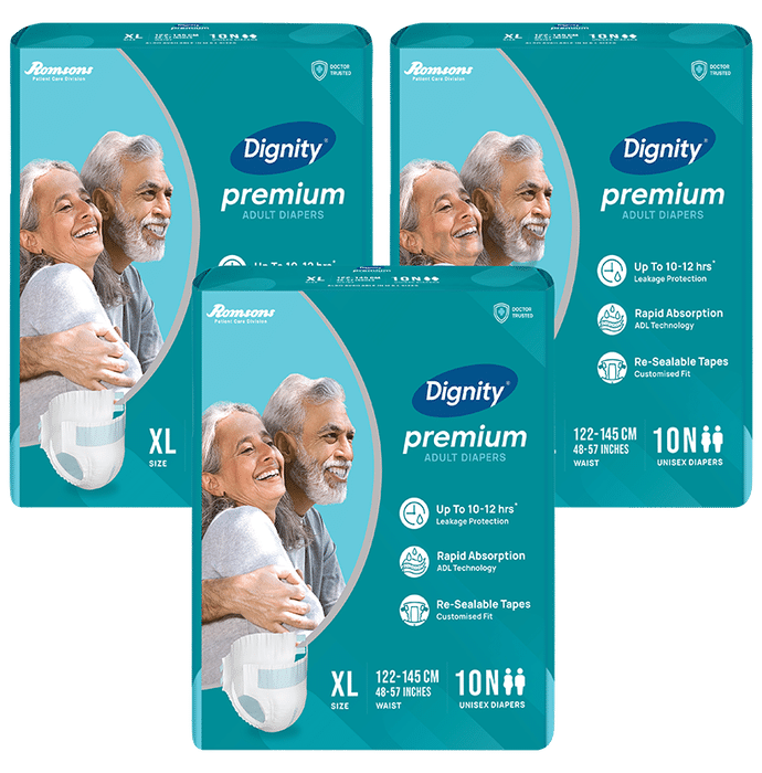 Dignity Premium Adult Diaper (10 Each) XL