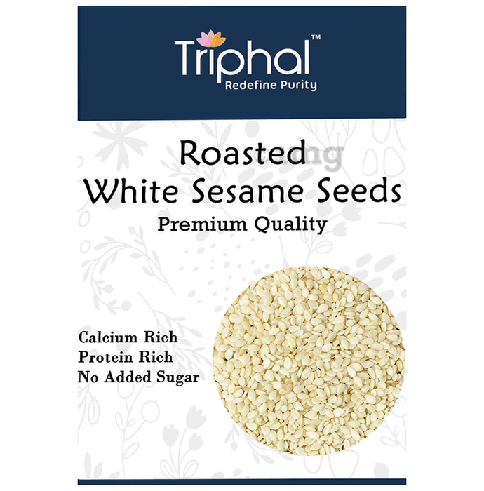 Triphal Premium Quality Roasted White Sesame Seeds Buy box of 800.0 gm Seeds at best price in