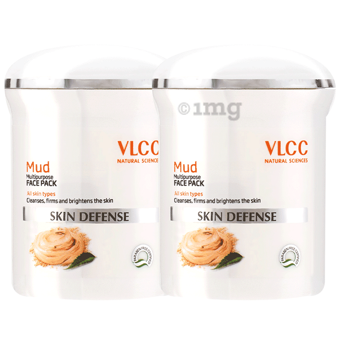 VLCC Skin Defense Mud Face Pack (70gm Each)