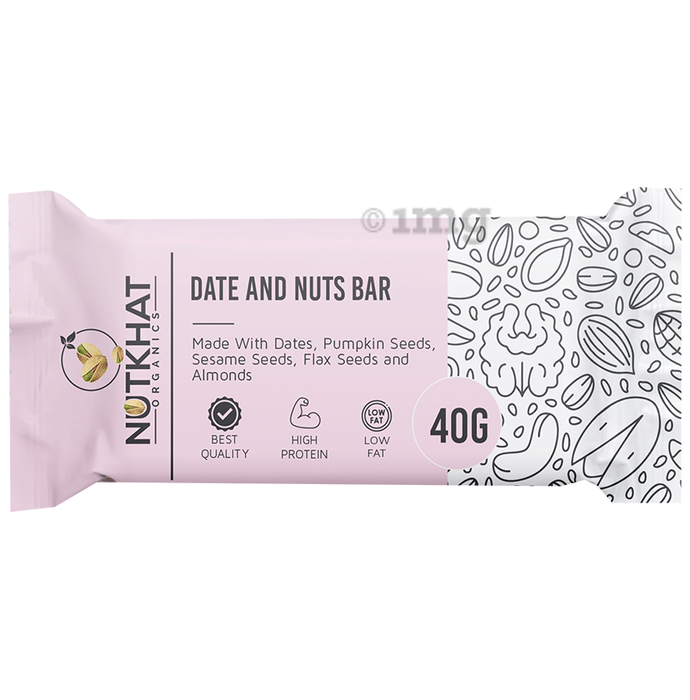 Nutkhat Organics Date and Nuts Bar