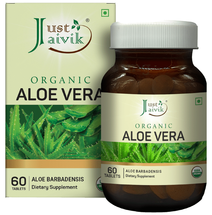 Just Jaivik Organic Aloe Vera Tablet