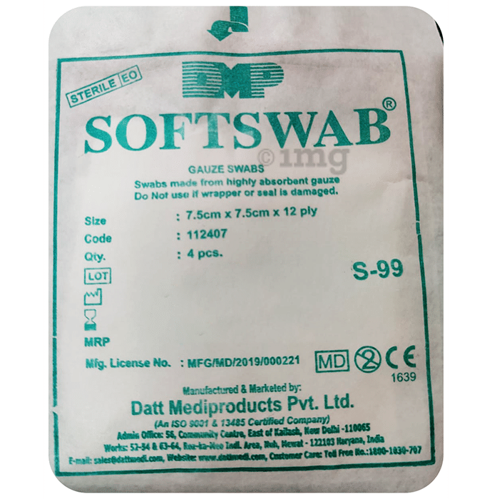 Softswab Gauze Swab 7.5cm x 7.5cm