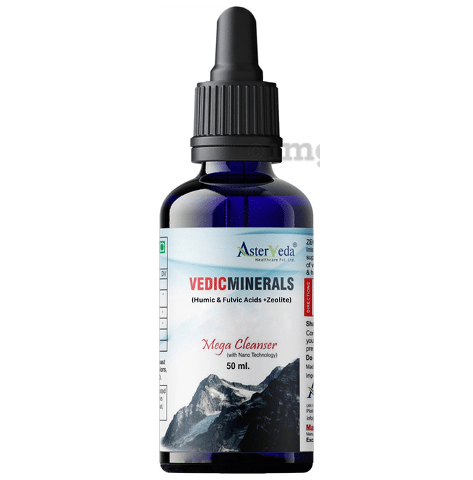 Asterveda Vedic Minerals with Humic & Fulvic Acids + Zeolite | Mega Cleanser with Nano Technology