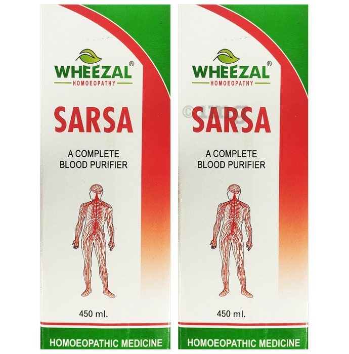 Wheezal Sarsa Syrup (450ml Each)
