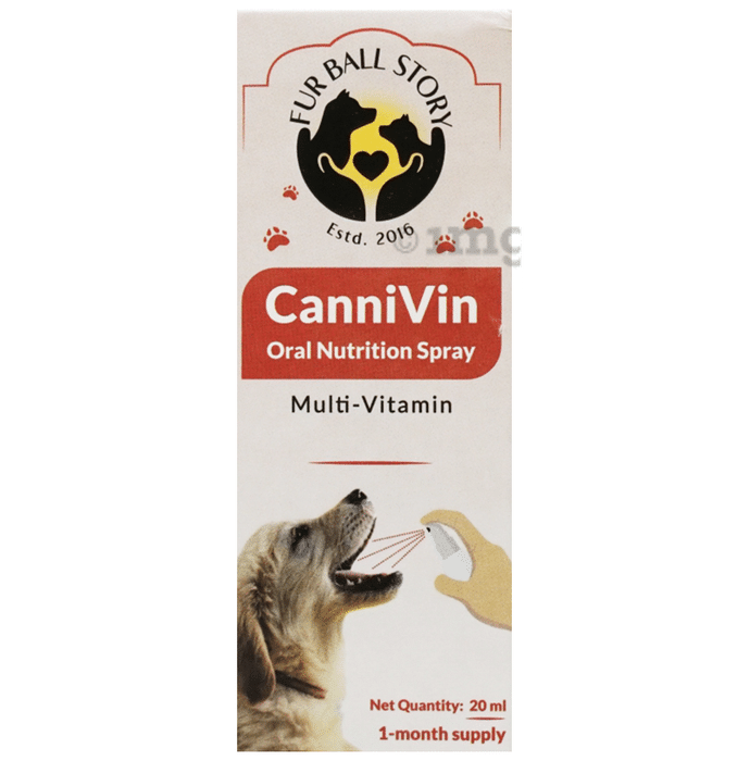 Fur Ball Story Cannivin Oral Nutrition Spray Multi-Vitamin
