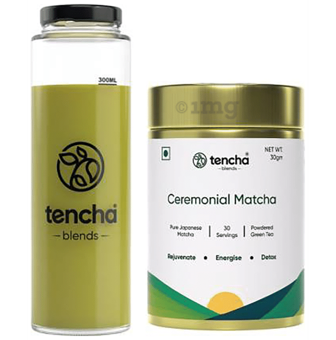Tencha Blends Ceremonial Matcha Green Tea (30gm Each) with Tumbler Free