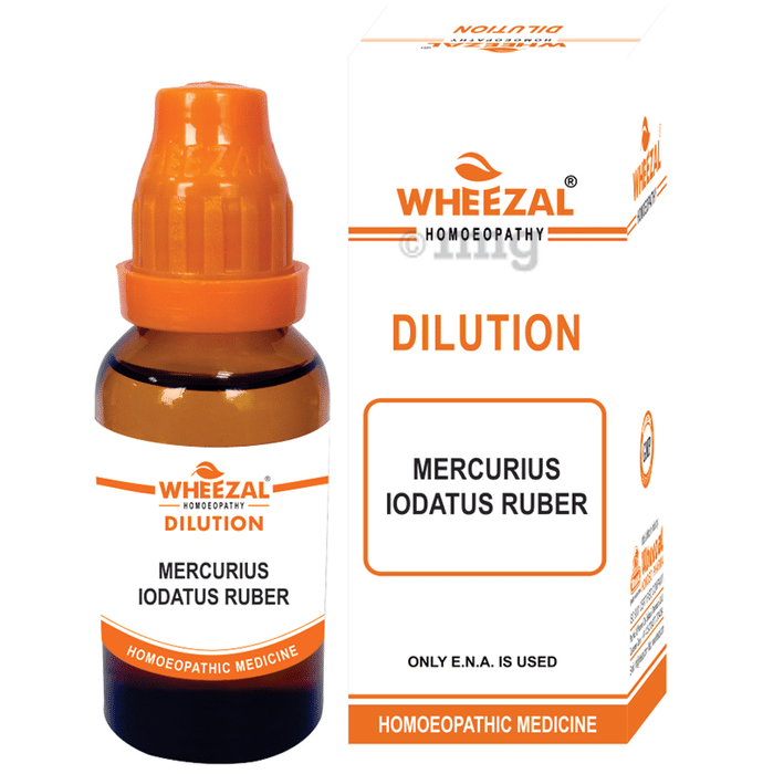 Wheezal Mercurius Iodatus Ruber Dilution 30