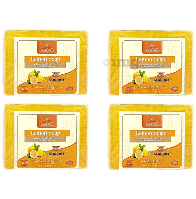 Khadi Pure Lemon Soap (125gm Each)