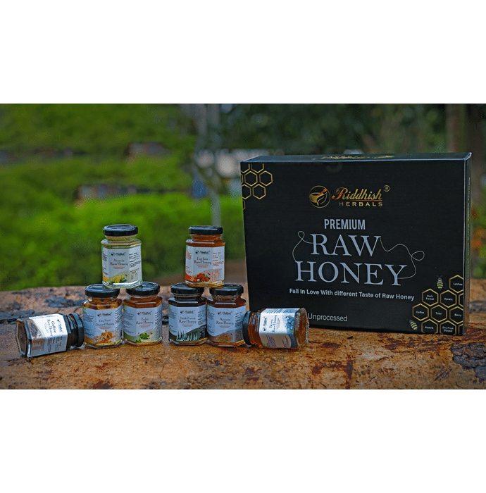 Riddhish Herbals Raw Honey Combo Gift Pack