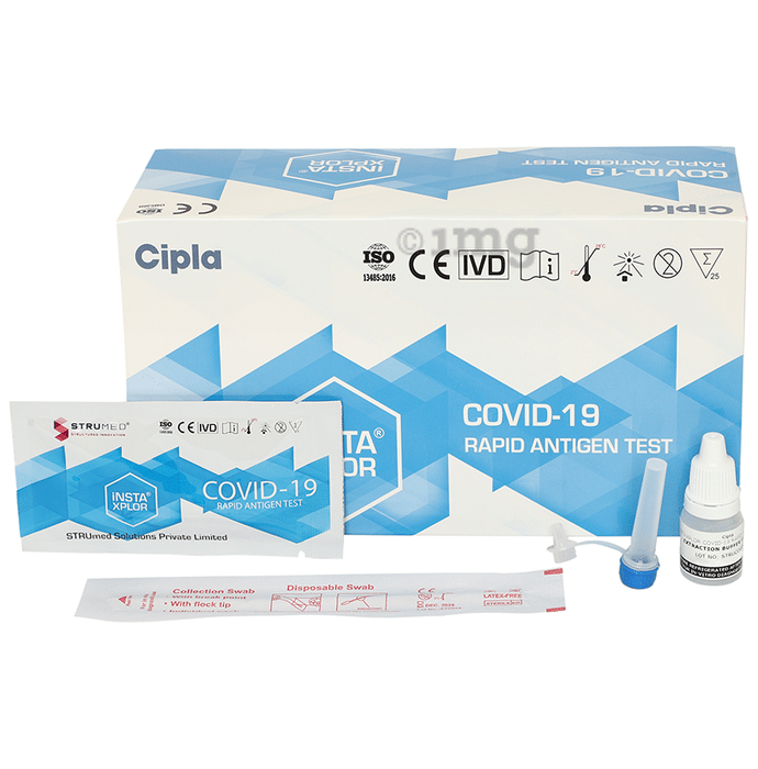 Cipla Insta Xplor Covid 19 Rapid Antigen Test Kit