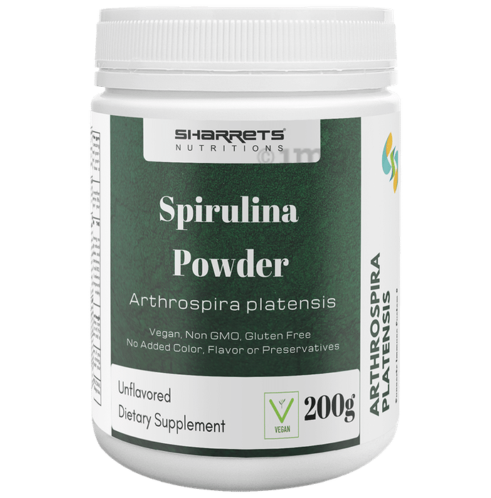 Sharrets Nutritions Organic Spirulina Powder