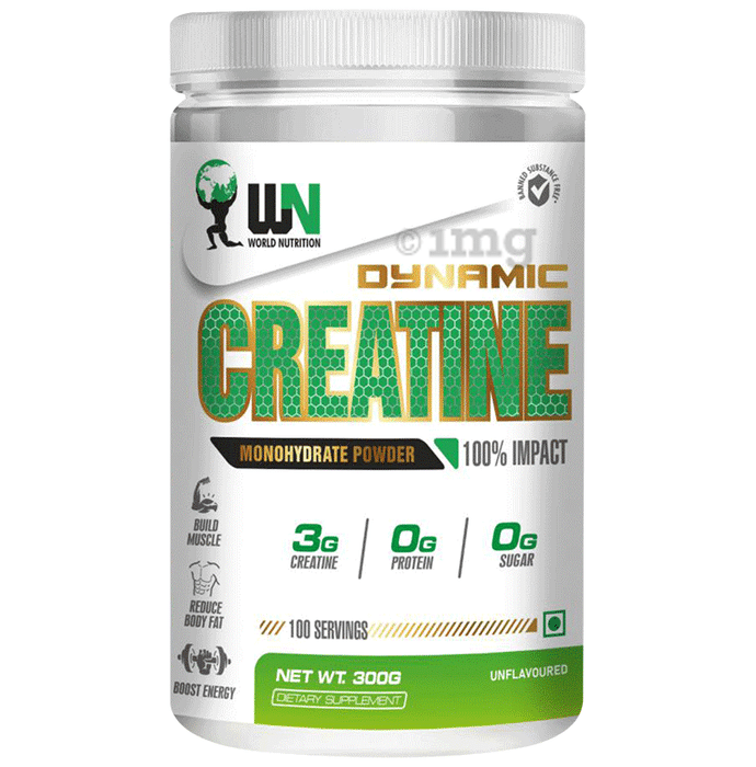 WN World Nutrition Dynamic Creatine Monohydrate Powder Unflavoured