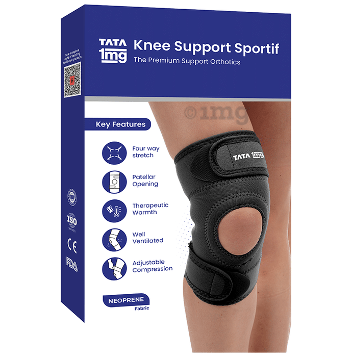Tata 1mg Knee Support Sportif (Neoprene) Large