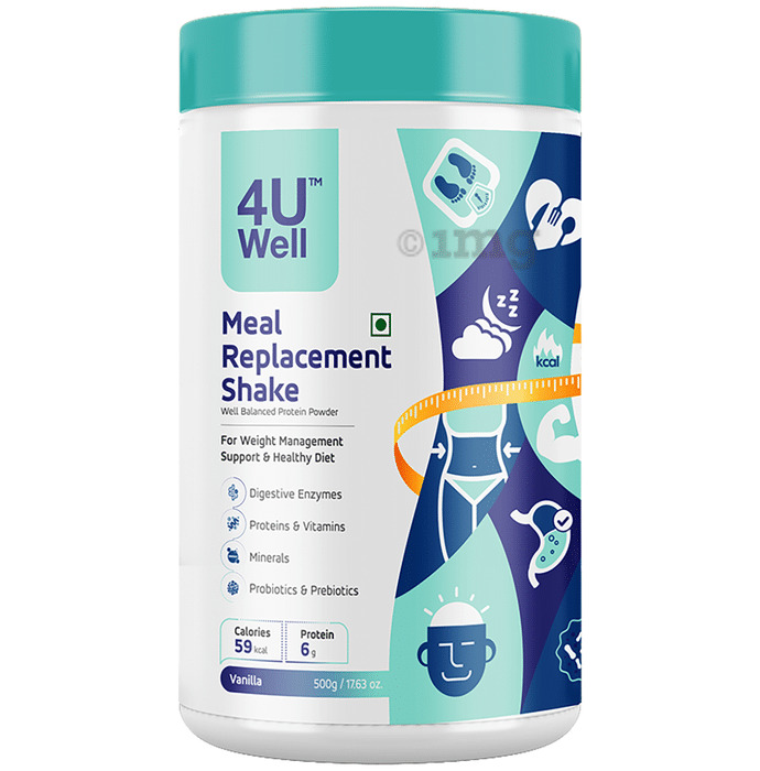 4 U Well Meal Replacement Shake Powder Vanilla