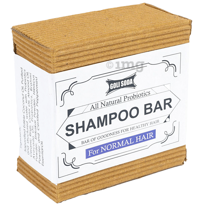 Goli Soda All Natural Probiotics Shampoo Bar (90gm Each) For Normal Hair