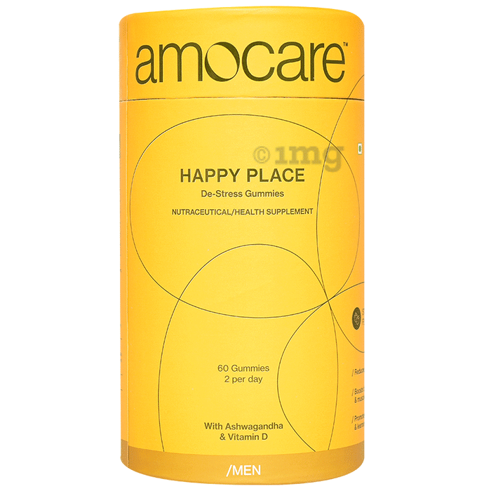 Amocare Happy Place De Stress Gummies for Men