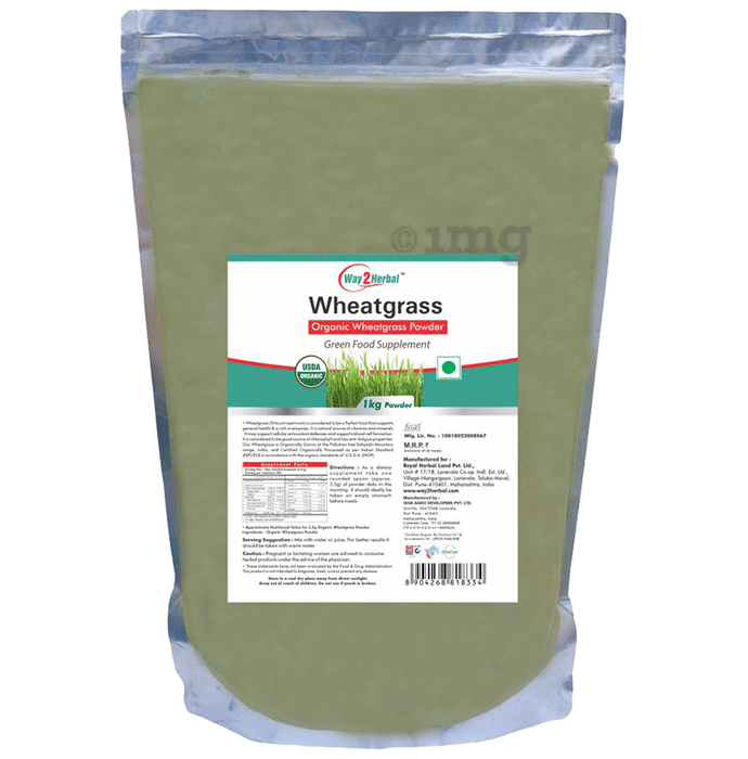 Way2herbal Wheatgrass Powder Buy Packet Of 10 Kg Powder At Best Price In India 1mg 2395