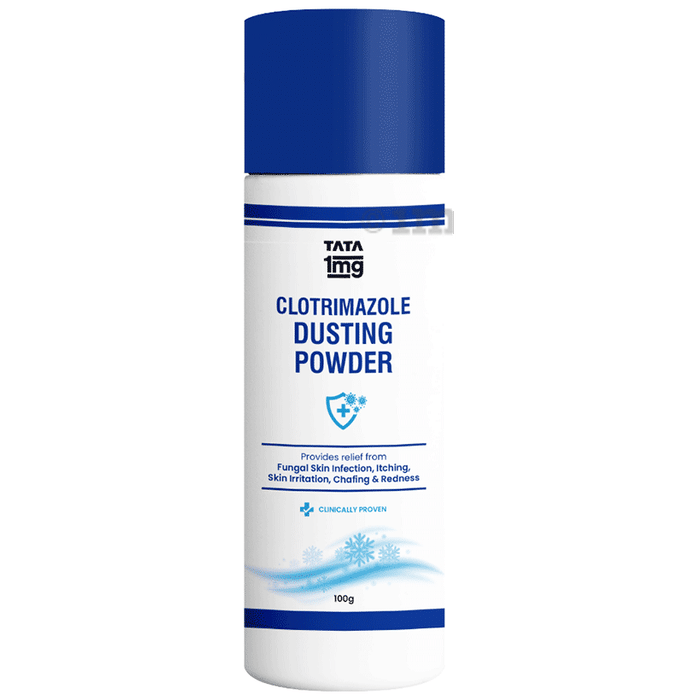 Tata 1mg Antifungal Dusting Powder for Sweat Rash, Itching, Skin Irritation, Chafing & Redness